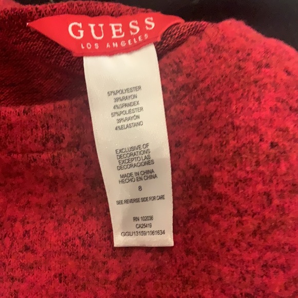 Guess red girls dress super soft material - Picture 2 of 2